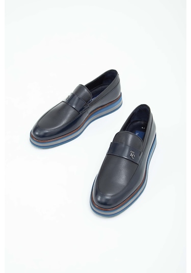 Tamer Tanca Erkek Hakiki Deri Lacivert Açma Casual Ayakkabı 183 20067 Erk Ayk Sk22/23 Lacı Acma/lacı Gyk Lacivert