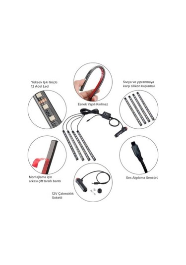 Subaru Legacy Uyumlu Ayak Altı Aydınlatma