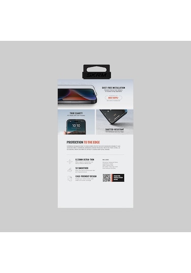 İphone 17 Uyumlu Skinarma 0.33mm Antidust True Clear Cam Ekran Koruyucu Şeffaf