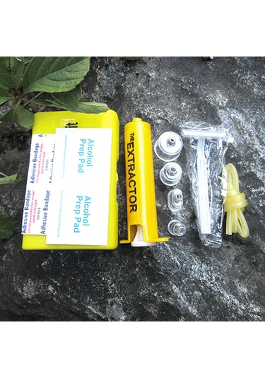 Leezsing Acil Durum Venom Çıkarıcı Seti - Dışarıda Yılan Arı Isırıkları İçin Vakumlu Tıkaç Abs Malzeme 12cm Pompa + Depolama Kutusu Sarı