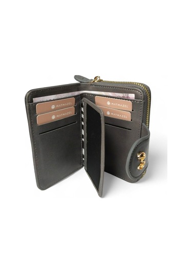 13x9x3 -matmazel Kadın Cüzdan-203210405 K. Gri