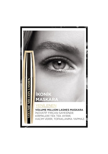 L'Oreal Paris Volume Mıllıon Lashes Maskara Siyah