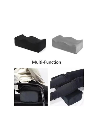 Elmpaly Siyah Taşınabilir Kalça Şeklinde Bbl Oturma Yastığı Hafif Bel Desteği Siyah