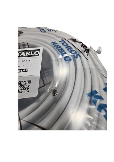 Toros Kablo Ttr 3 X 2.5mm² Cca Kablo H05 W-f 100 Metre Beyaz