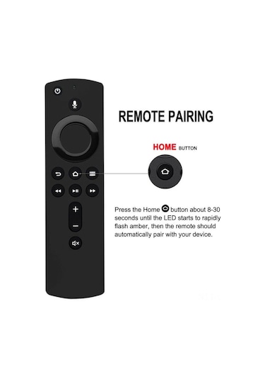 Youtek Fire Tv Stick 4k İçin Akıllı Ses Kontrollü Uzaktan Kumanda L5b83h - Alexa Uyumlu