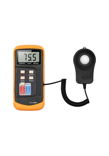Jeehugo El Tipi Dijital Lüks Ölçer Lx1330b - Manuel Aralık Seçimi, Pik Ölçüm, Lcd Ekranlı Ve 9v Pil Dahil Işık Yoğunluğu Ölçüm Aleti