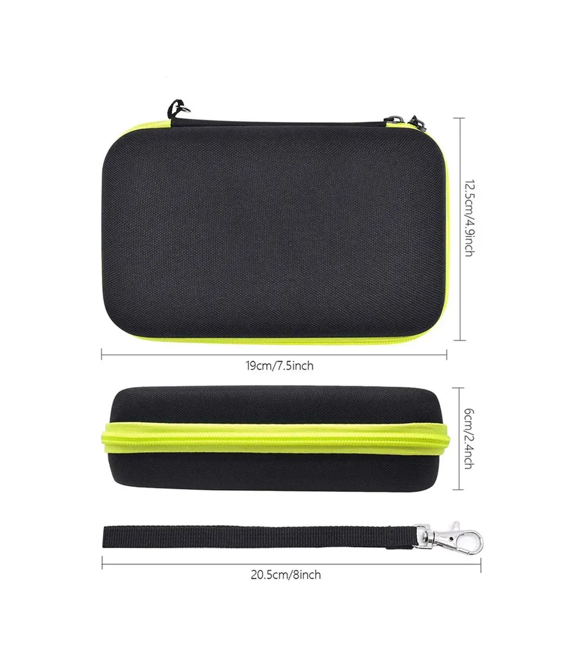 Konesam Philips Oneblade Qp2530/2520 İçin Sert Eva Koruyucu Kutu, Şok Ve Suya Dayanıklı, Yer Açan Köpük İç, Uçak Çantası Ve Aksesuarları Taşıma Siyah