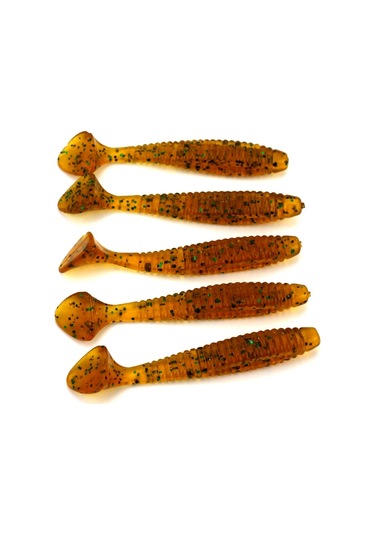 Hengjıa So0205p 5 Adet 8 Cm/5g Vida Kuyruk Yumuşak Balıkçılık Cazibesi Yapay Yemler