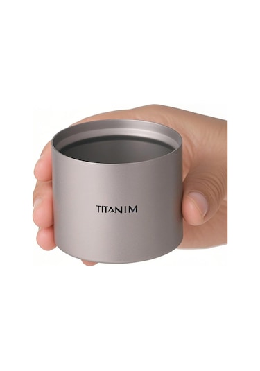 Teltree Titanyum Alkol Ocak Ve Çapraz Ayaklı Tutucu Seti - 100ml Kapasite, 0.5mm Kalınlık, 5kg Yüke Dayanır Çok Renkli