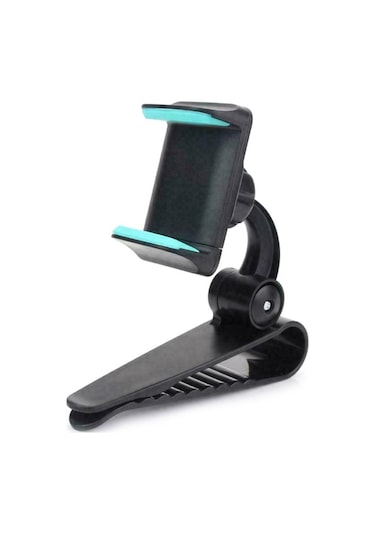 Qinuo Store Araba Güneş Vizörü Dağı Cep Telefonu Tutucu Klips Evrensel 360 Döner Braketler Yurt Dışından