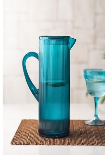 Akrilik Barok 1,5 Lt Aquamarin Sürahi