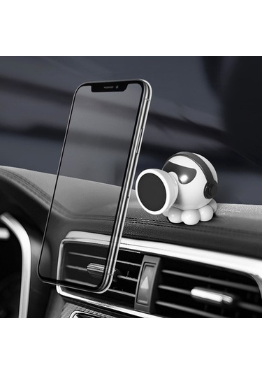 Voguecode Araba Ahtapot Şekli Manyetik Cep Telefonu Tutucu Siyah Yok Havalandırma Upgm62