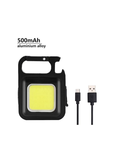 1-20 Adet Led El Feneri Çalışma Işığı Taşınabilir Cep El Feneri Anahtarlık Usb Şarj Edilebilir Açık Kamp İçin Küçük Işık Tirbuşon 2pcs Çok Renkli