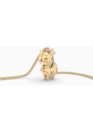 Chocli 18 Ayar Altın Kaplama Kedi Kolye