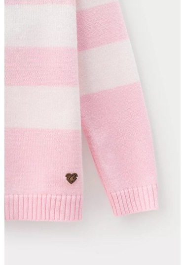 Crockıd Yüksek Yakalı Örgü Kazak 239854274 Pembe