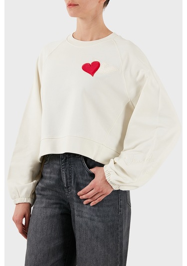 Emporio Armani Bayan Sweat Ew002122 Af12538 U1144 Ekru Ekru Emporio Armani Bayan Sweat Ew002122 Af12538 U1144 Ekru Ekru