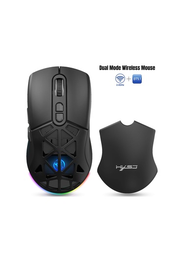 Jms 2 Modlu Bluetooth Şarj Edilebilir 2.4G Usb Kablosuz RGB Mouse
