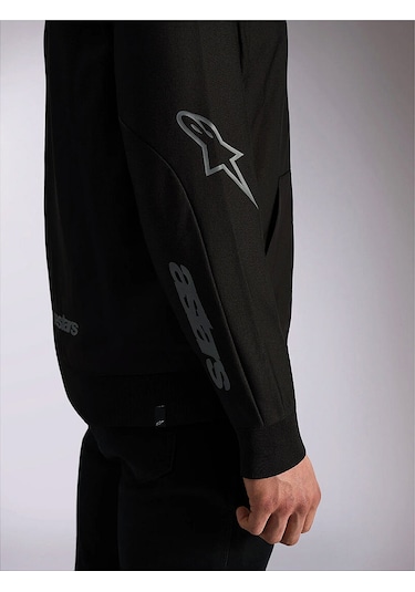 Alpinestars Sessions V3 Hoodie Kapüşonlu Sweatshirt Siyah Gri Çok Renkli