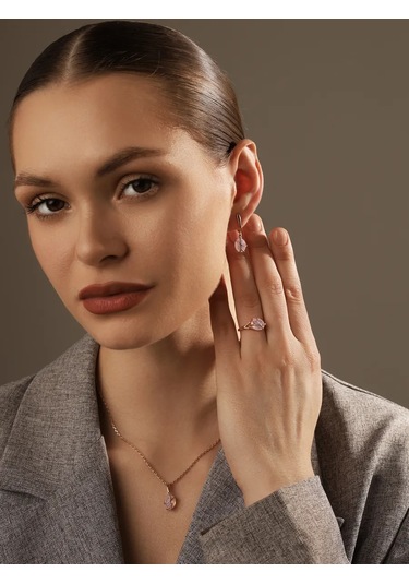 Serebranyj Dom Gümüş Altın Kaplama Kuvars Yüzük 9888263 Altın