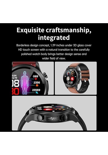 Geeksen Kan Şekeri İzleme - İnvaziv Olmayan Kan Şekeri Testi Fitness Saati K Akıllı Saat (İthalatçı Garantili)