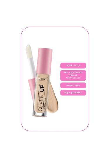 Callista Cover Up Concealer Yoğun Kapatıcı Göz Altı Kapatıcısı - 30 Soft Sand