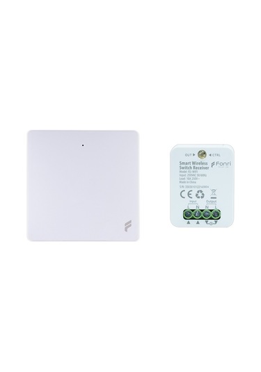 Fonri Kablosuz Tekli Duvar Anahtarı-kendinden Enerjili Ve Akıllı