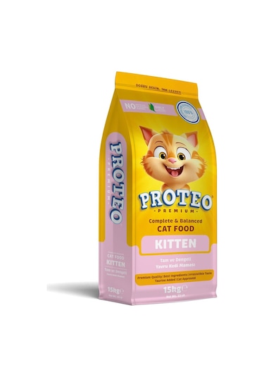 Proteo Kitten & Yavru Kedi Maması 15 KG