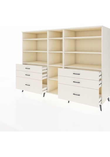 Kronos Dolap 10 Raflı 6 Çekmeceli 220x59x163 Aytaşı-aytaşı Aytaşı-aytaşı