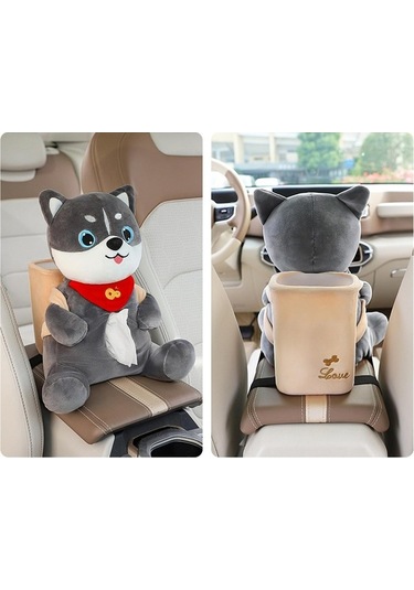 Createtech Tutucu Suntek Magideal Kutusu - Karikatürlü Doku Çöp Can Boğuk Araba Aksesuarı Yp Çok Renkli