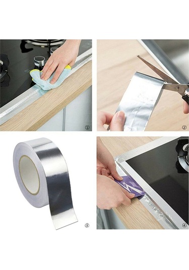 Alüminyum Folyolu Yanmaz Bant 44 Mm*20 Metre (532559332)