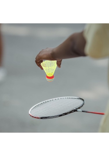 Vkemall 12'li Renkli Eva Malzeme Çocuk Badminto Topu Seti - Eğitim Ve Eğlence İçin Dayanıklı Renkli Kalplerle