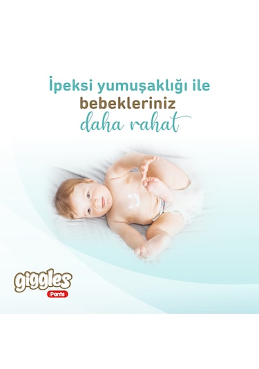 Giggles Pants Külotlu Bebek Bezi 4 Numara Maxi 150 Adet