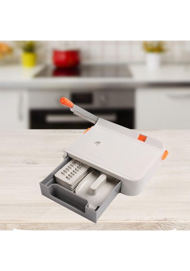 Homyl Sebze Dilimleyici El Koruma Manuel Yemek Hazırlığı Beyaz