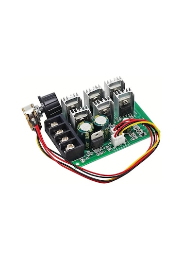 Xuweiwei 1 Bilgisayar Dc 9v 55v Pwm Fırçalı Motor Hız Kontrol Cihazı 12v 24v 36v 48v 40a Yüksek Güç
