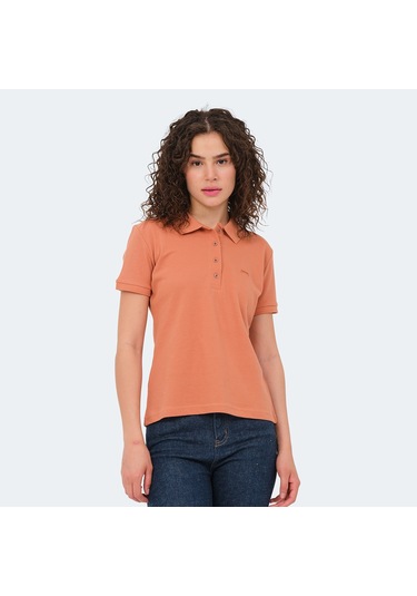 Slazenger VERA I Kadın Polo Yaka Kiremit Tişört