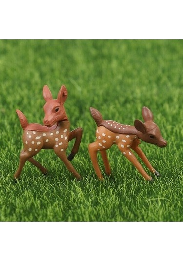 Lijinxu Bahçe Heykel Dekor Yapay Geyik Heykeli Hayvan Reçine El