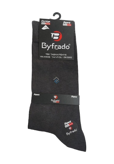 4'LÜ ERKEK PENYE SOKET ÇORAP-ANTRASİT Antrasit