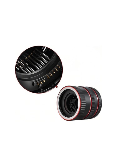 Yaozixa Canon Eos Makro Fotoğraf İçin Otomatik Odaklama 13mm+21mm+31mm Uzatma Tüp Seti - Ef/ef-s Lens Uyumlu, Altın Kaplı Kontaklar