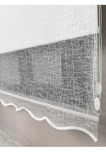 Bbb Blackout Işık Geçirmez Çift Mekanizmalı Tül Stor Perde Beyaz Ts1084bl Beyaz