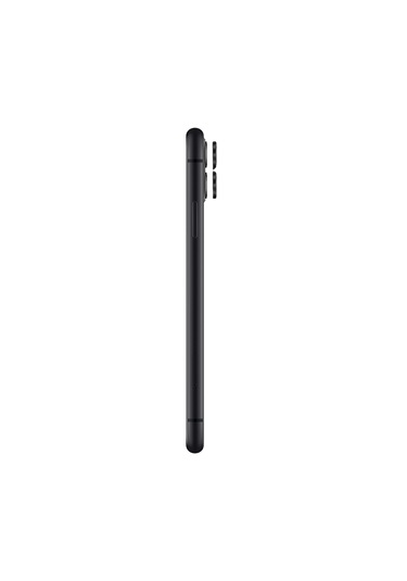 Safeus Safir Temperli Kamera Lens Koruyucu, Apple Uyumlu iPhone 11 İle Siyah