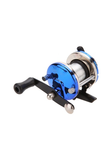 Monyee Mavi Abs Mini Balıkçılık Makinesi - 3.6:1 Diş Oranı, 70m İp Kapasitesi, Hafif Taşınabilir, Buz Balıkçılığı İçin Uygun