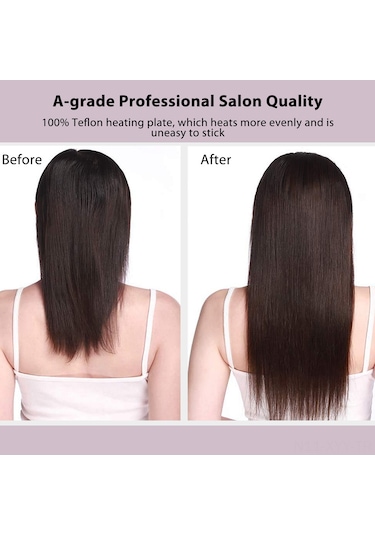Yaleker Profesyonel Saç Uzatma Aleti 200 C Sabit Sıcaklıklı Isıtıcı Plaka Ev/salon Kullanıma Uygun Pembe 220v Avrupa Şarjlı