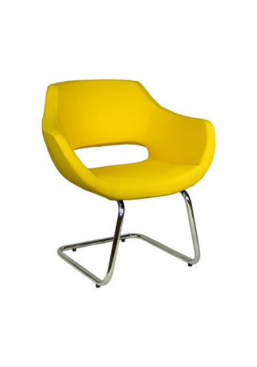 Mobilyakeyfi Bürocci Viva Misafir Koltuğu-Sarı-2021J0113