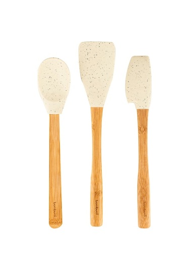 Zolly - 3 Lü Spatula Seti Beyaz Büyük