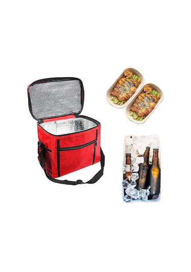 Qianfan Soğutucu Çanta, Küçük, Termal Çanta, Katlanabilir, Lacivert