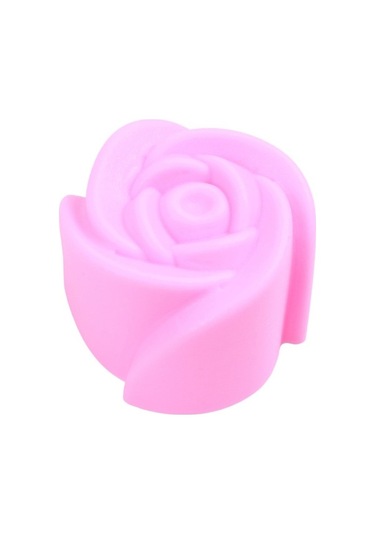 Fastbuy Silikon Gül Desenli Kek Kalıbı Seti - 10'lu - Siyah, Cupcake Ve Jöle İçin Siyah