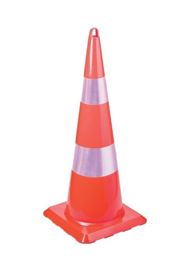 Üstün Trafik Konisi 900 Mm Çift Reflektifli