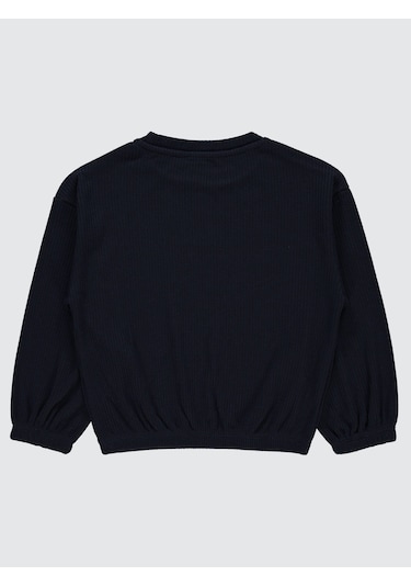 Civil Girls Kız Çocuk Sweatshirt 6-9 Yaş Lacivert Lacivert