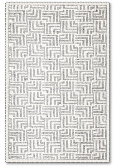 Stol Doğal Pamuklu 2'li Banyo Kilim Seti 60x100+50x60 Cm - Gri