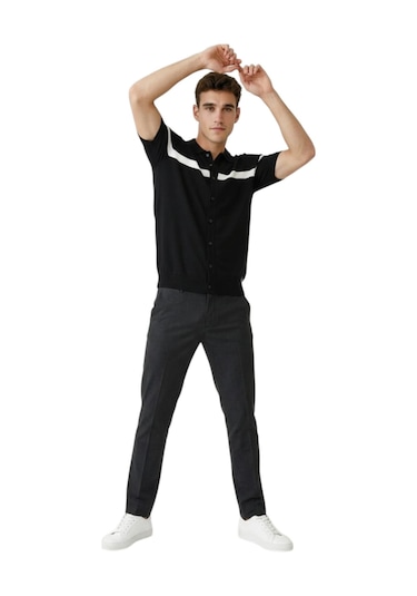 Cazador Erkek T-shirt Caz.34235 SIYAH